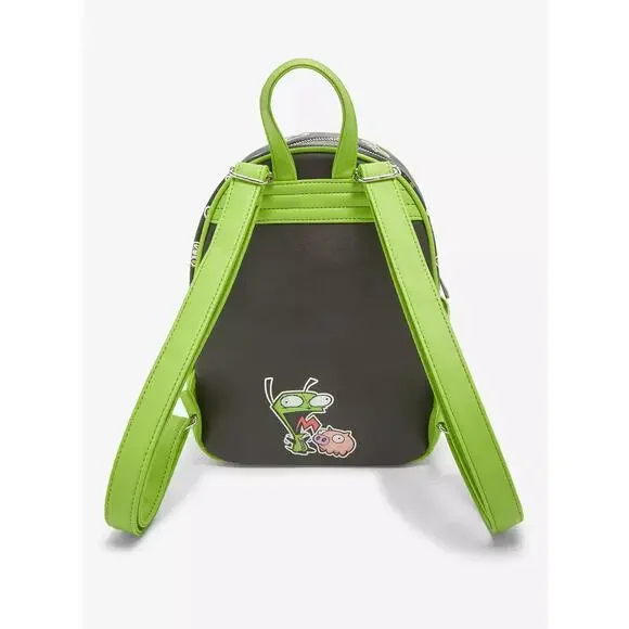 Bioworld Invader Zim & Piggy GIR Pin Collector Mini Backpack display picture 1